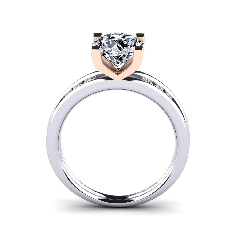 Zirconia Engagement Ring Bayamine 1.6 crt