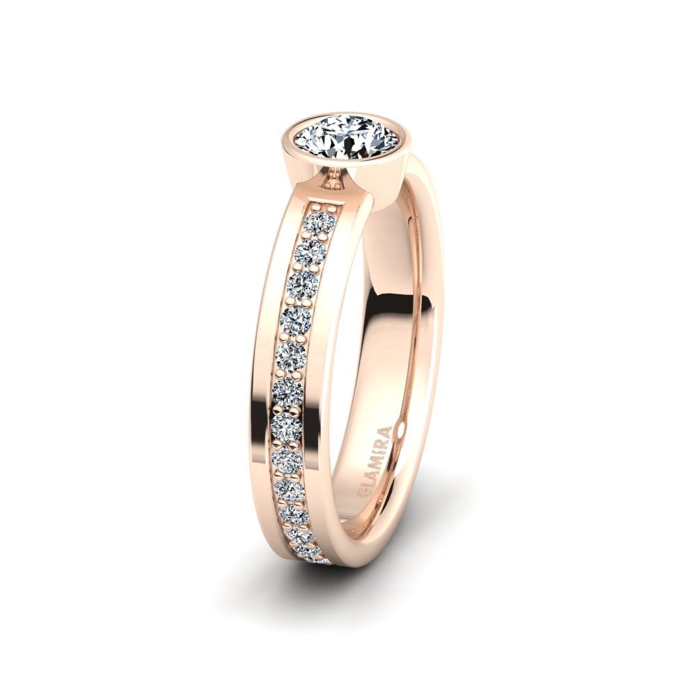 14ct Rose Gold Ring Bayins SET
