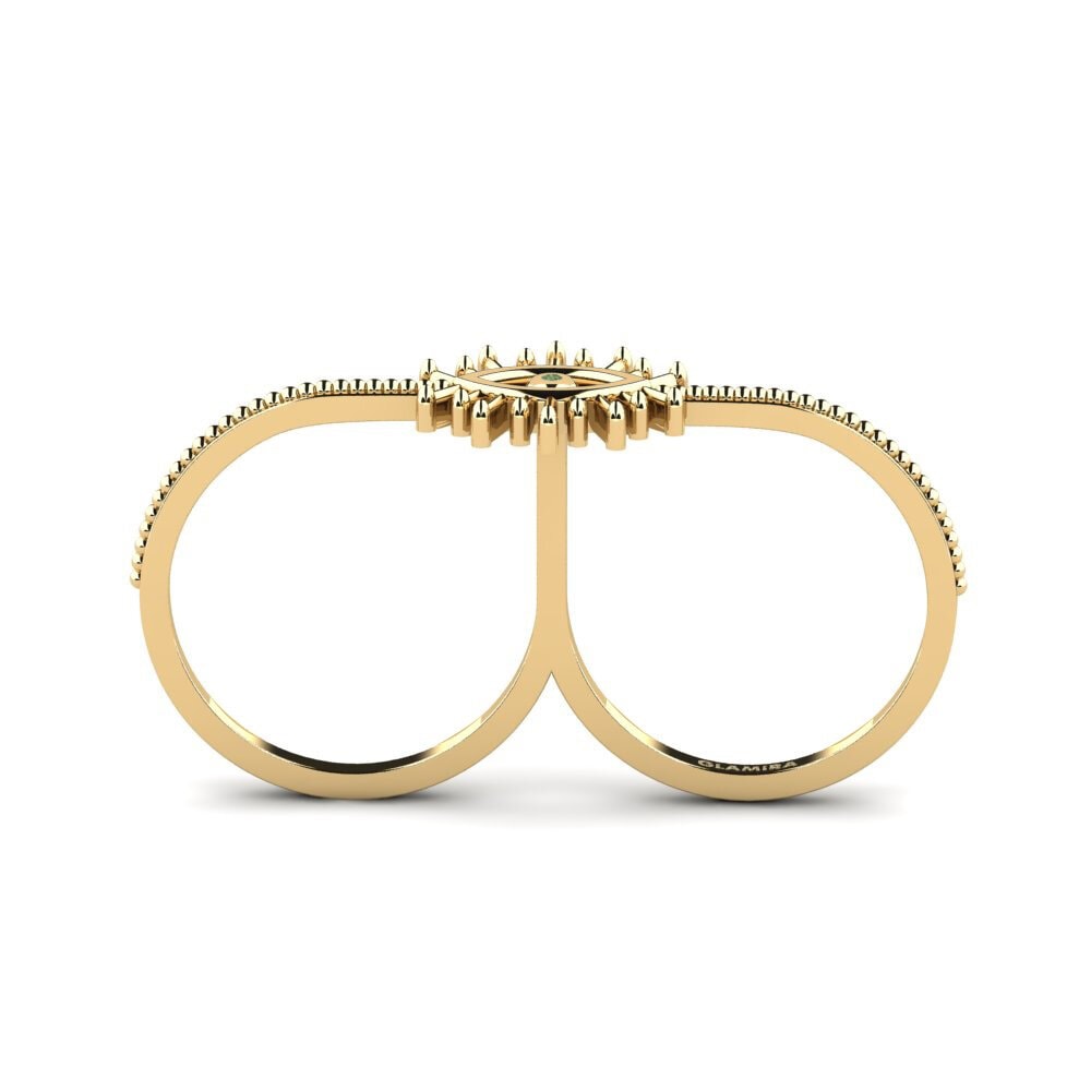 Diamante Verde Anel Beacon