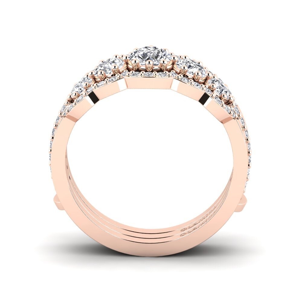 14ct Rose Gold Ring Beer SET