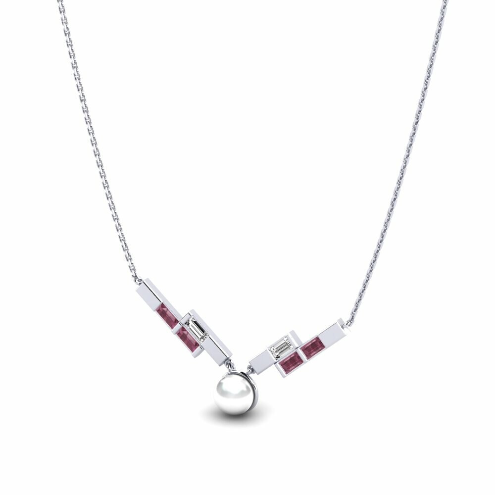 Rhodoliet Granaat Dames Ketting Beetlebug
