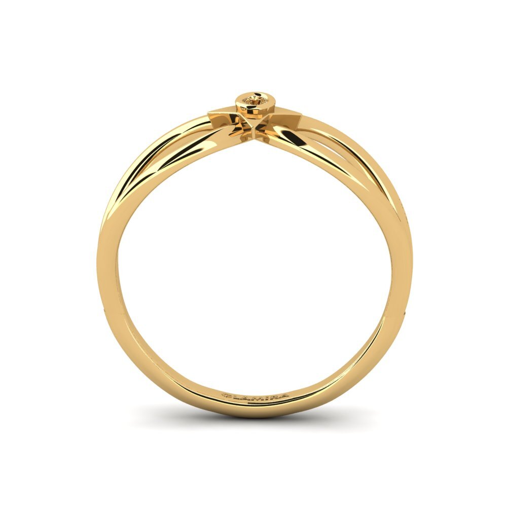 Brauner Diamant Ringe Belis