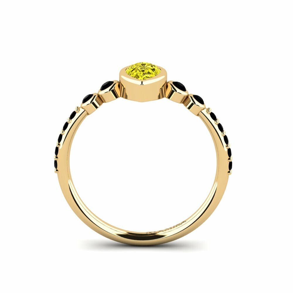 14K Geel Goud Verlovingsring Belleda