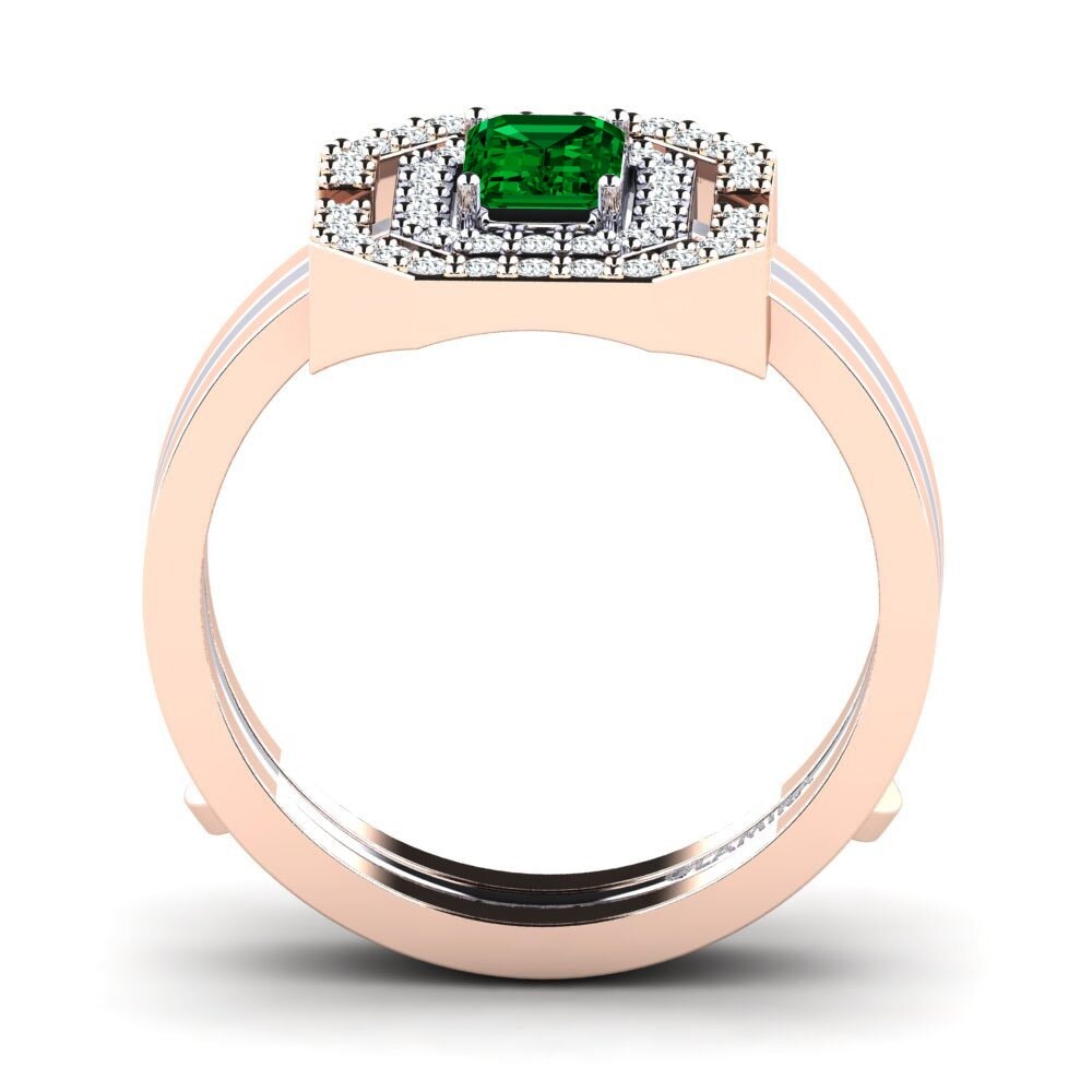 Zircônia Verde Anel Belys SET
