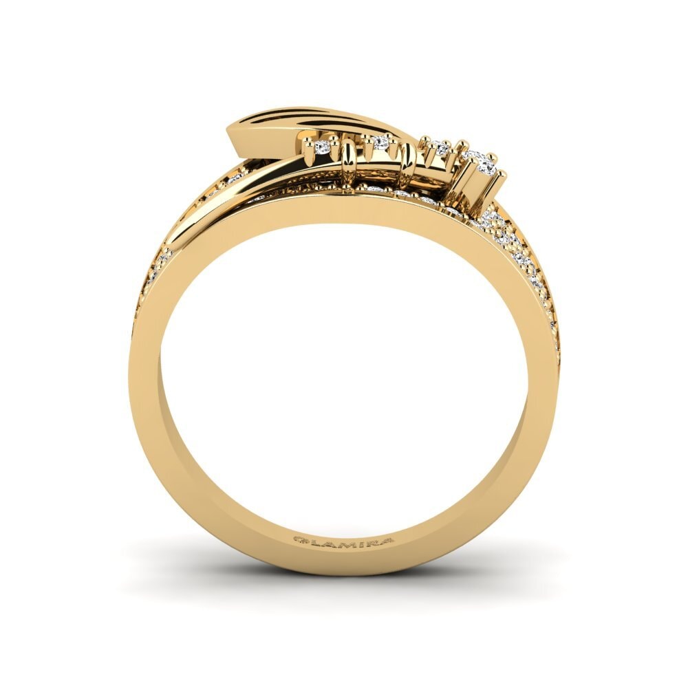 Moissanite Anel Bense