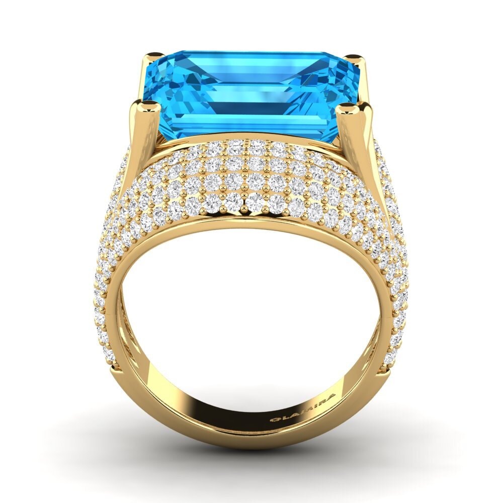 9ct Yellow Gold Engagement Ring Benvolio