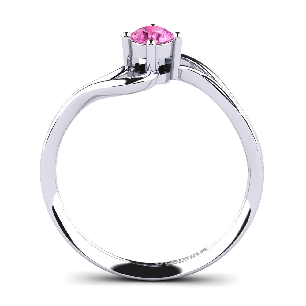 Topacio Rosa Anillo de compromiso Berangaria
