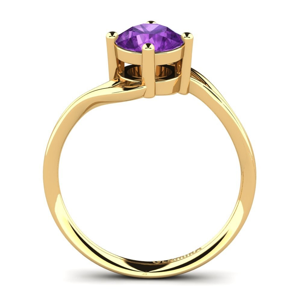 Amethyst Engagement Ring Berangaria 1.0 crt
