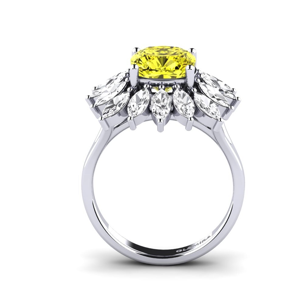 Yellow Diamond Engagement Ring Berard