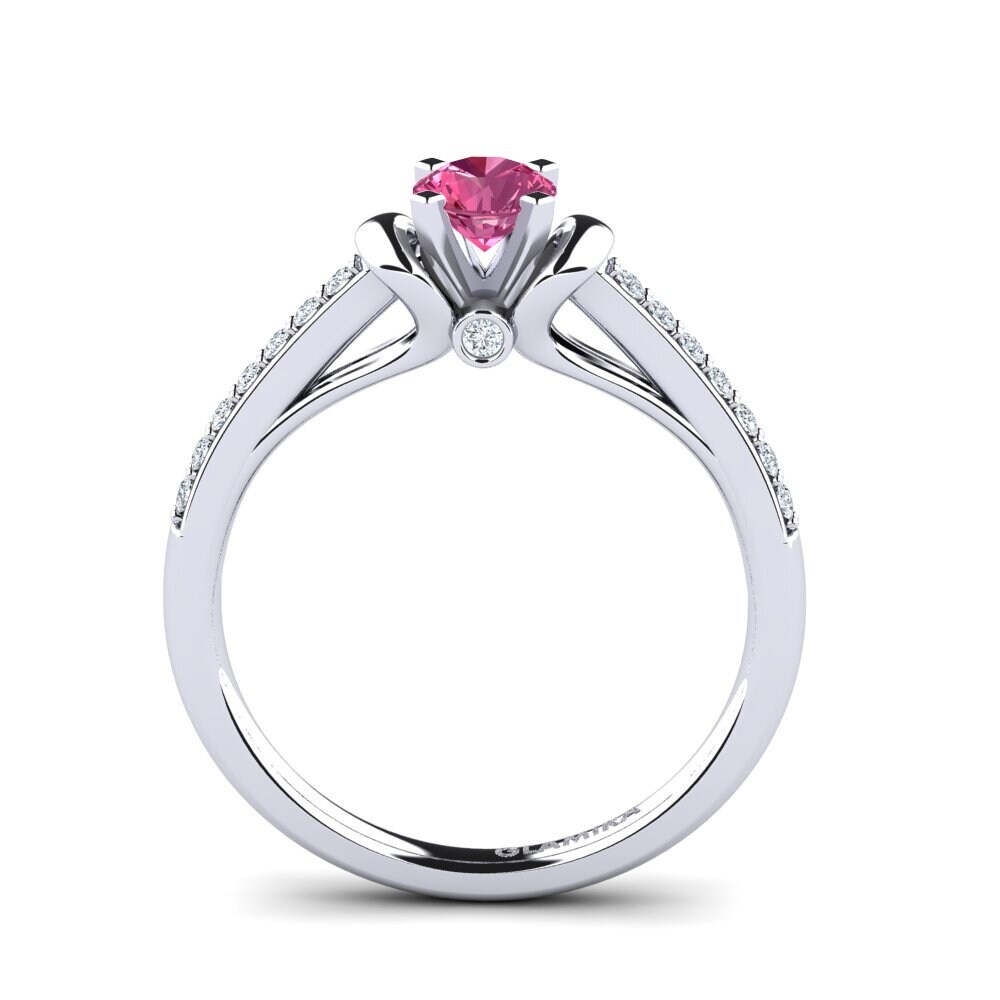 Pink Tourmaline Engagement Ring Berdina