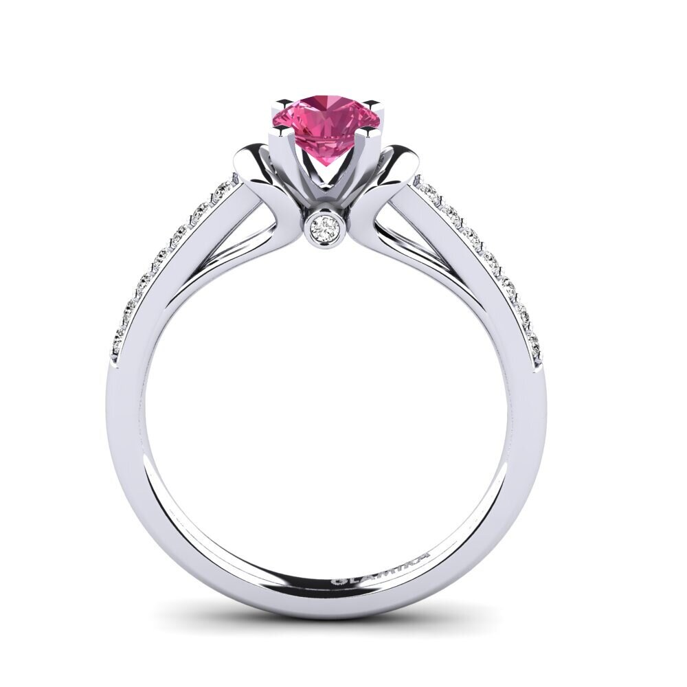 Pink Tourmaline Engagement Ring Berdina 0.5 crt
