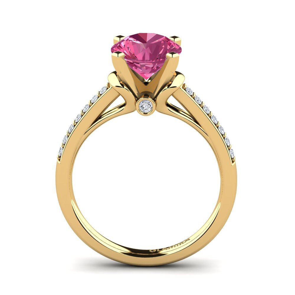 Pink Tourmaline Engagement Ring Berdina 2.0 crt