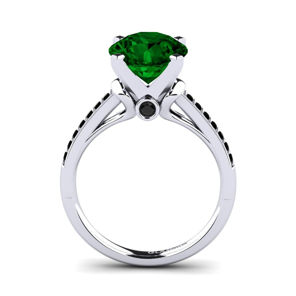 Green Zirconia Engagement Ring Berdina 3.0 crt