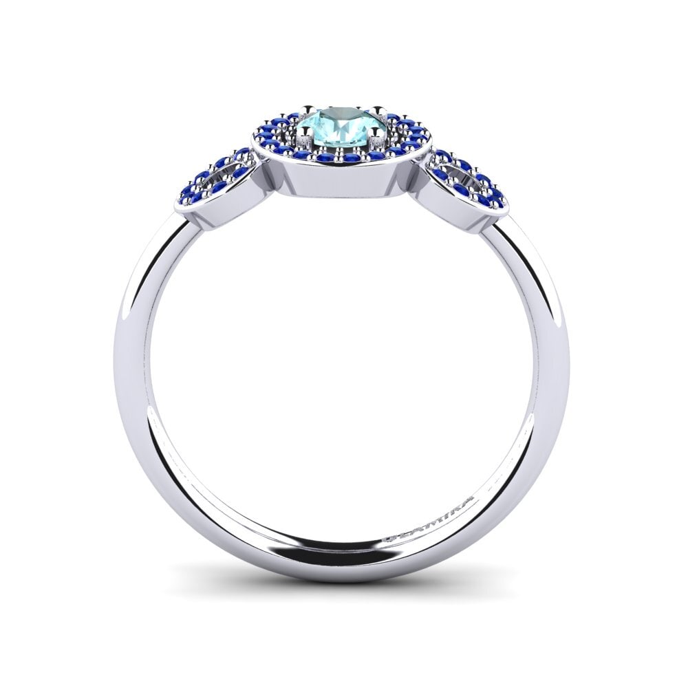 Aquamarine Engagement Ring Berniss