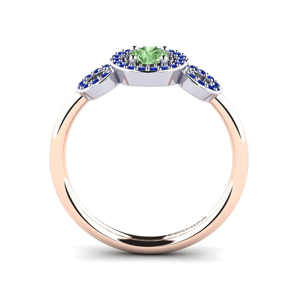 14k Rose & White Gold Engagement Ring Berniss