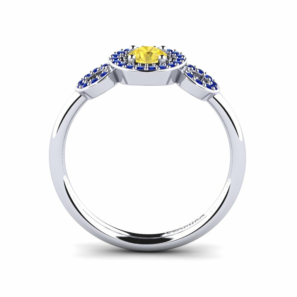 Yellow Sapphire Engagement Ring Berniss
