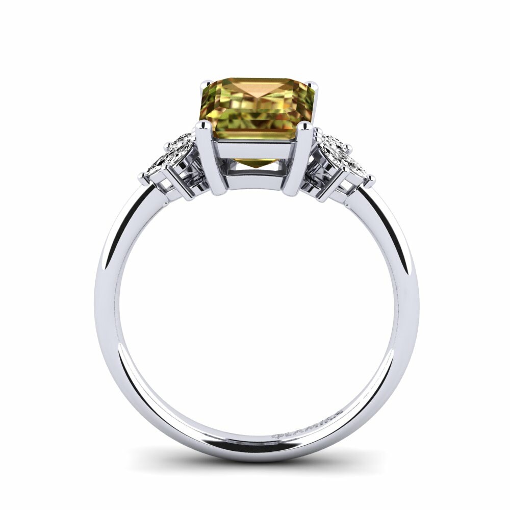 Sultan Stone Engagement Ring Besett