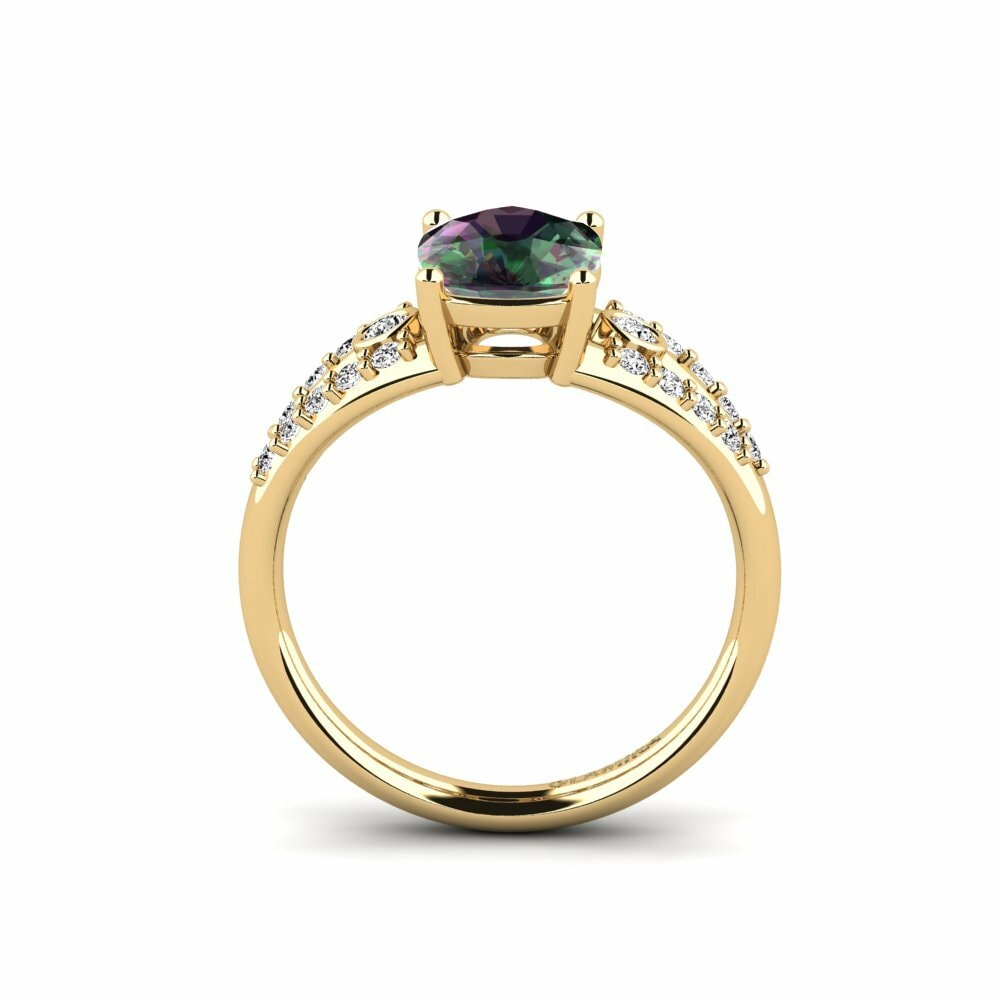 Mystic Topaz Engagement Ring Betella - Cushion