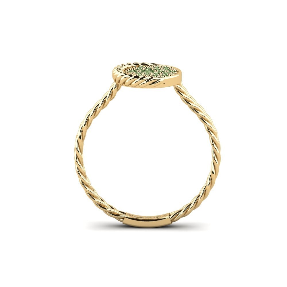 Grüner Diamant Ring Bevolute