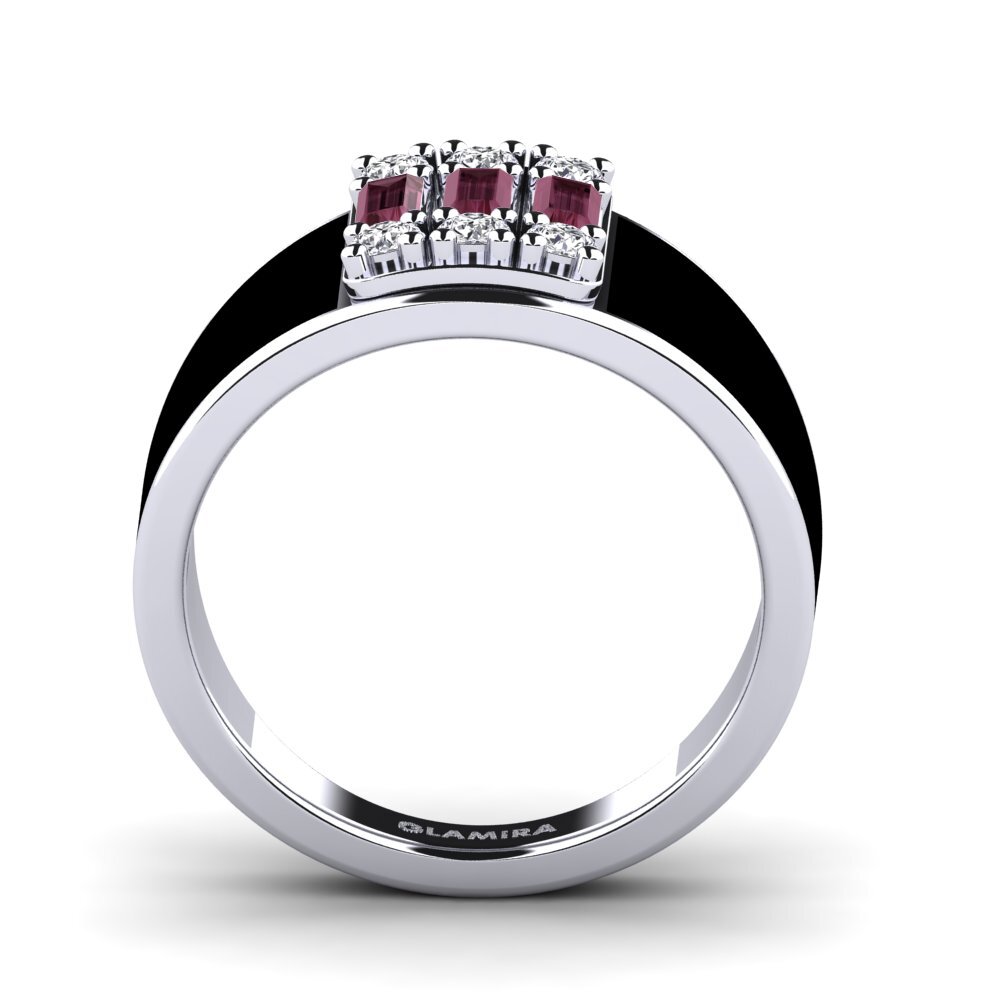 Rhodolite Garnet Ring Bevy