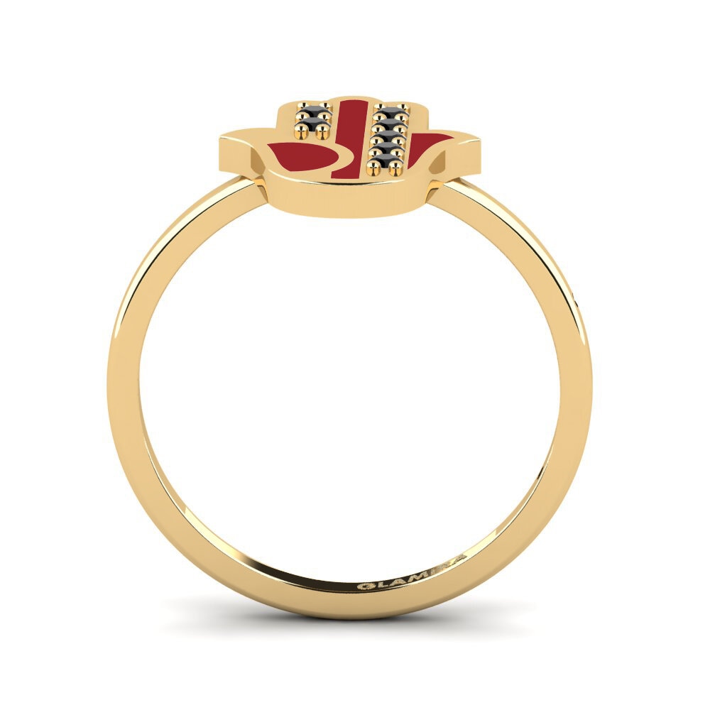 Black Diamond Ring Bezorgd