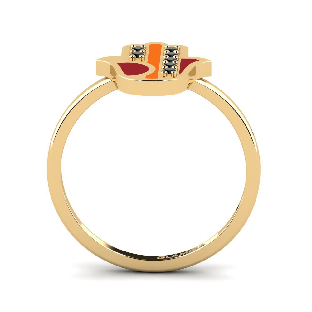 Black Diamond Ring Bezorgd