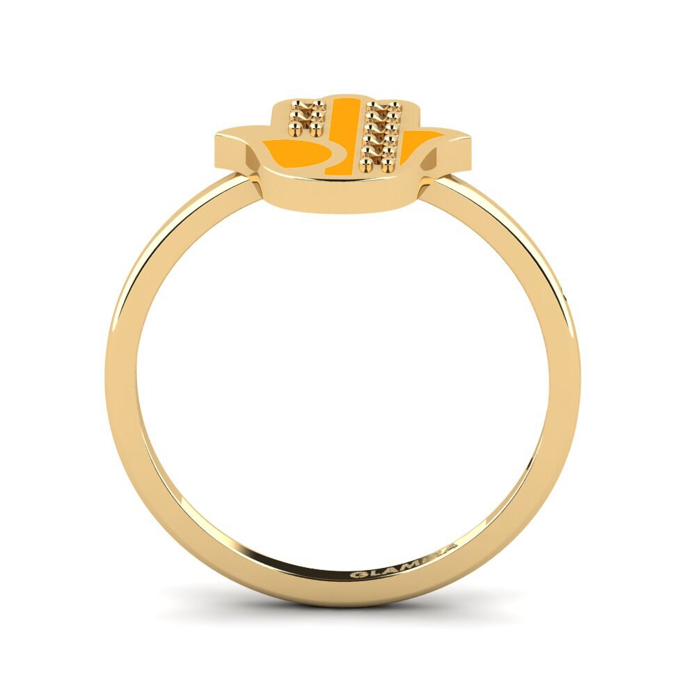 Brauner Diamant Ring Bezorgd