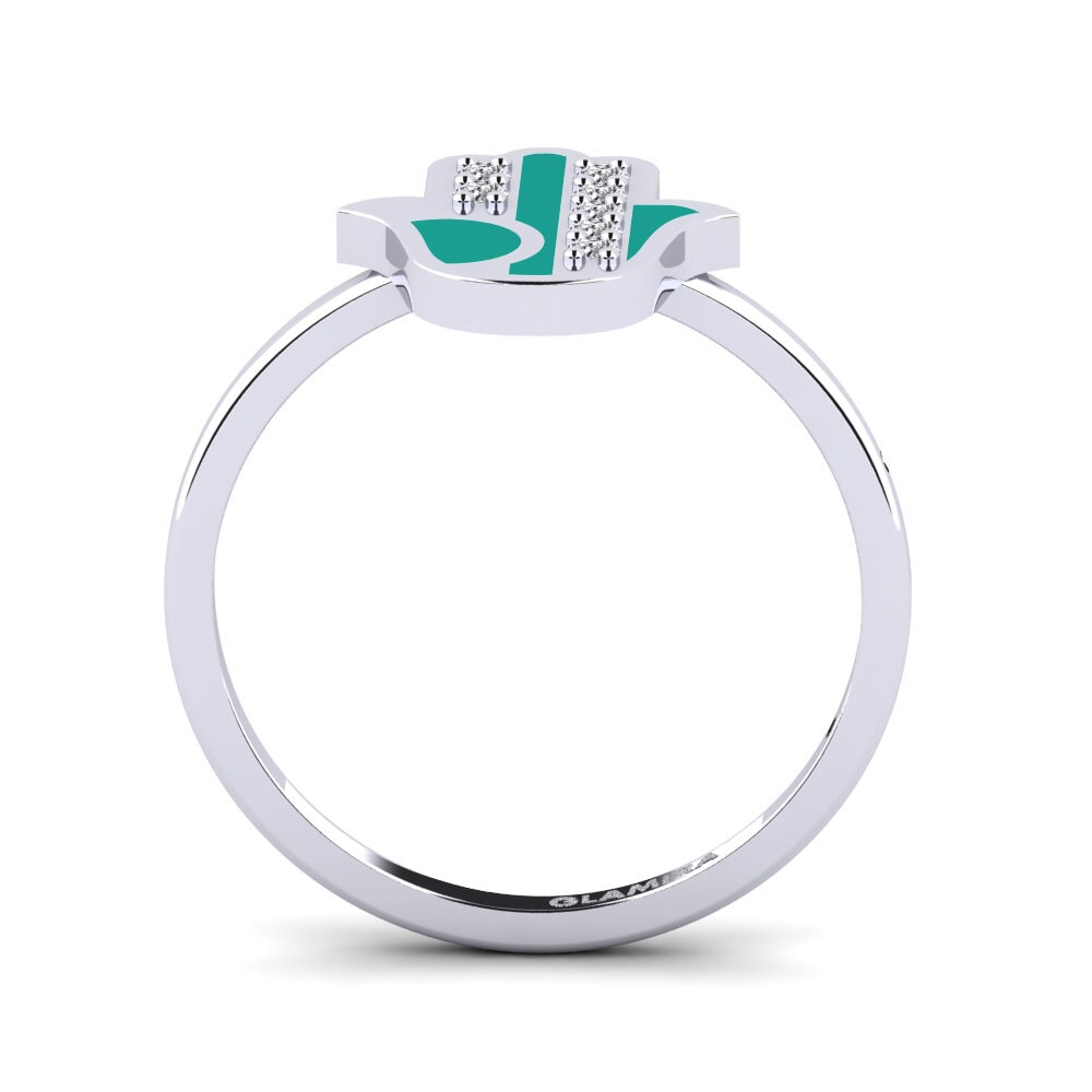 950 Platin Ring Bezorgd