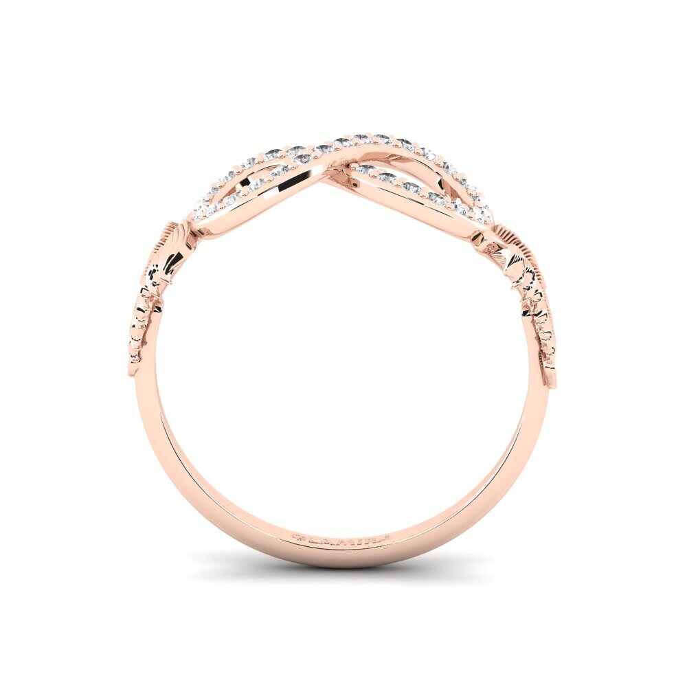 White sapphire Ring Bezumiye