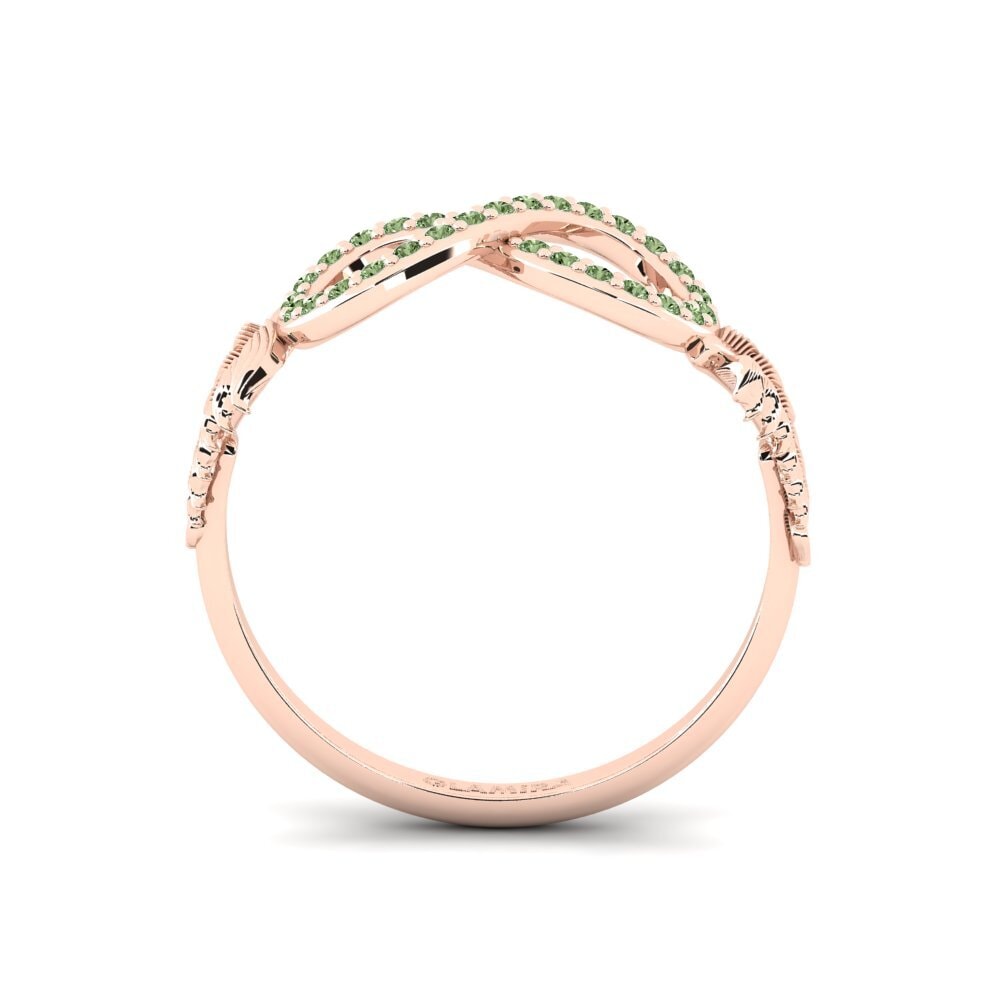 Green Diamond Ring Bezumiye