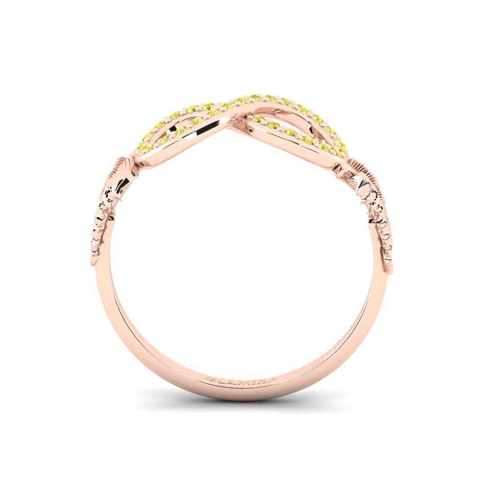 Gelber Saphir Ring Bezumiye