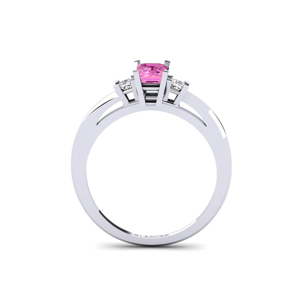 Topacio Rosa Anillo de compromiso Biarritz