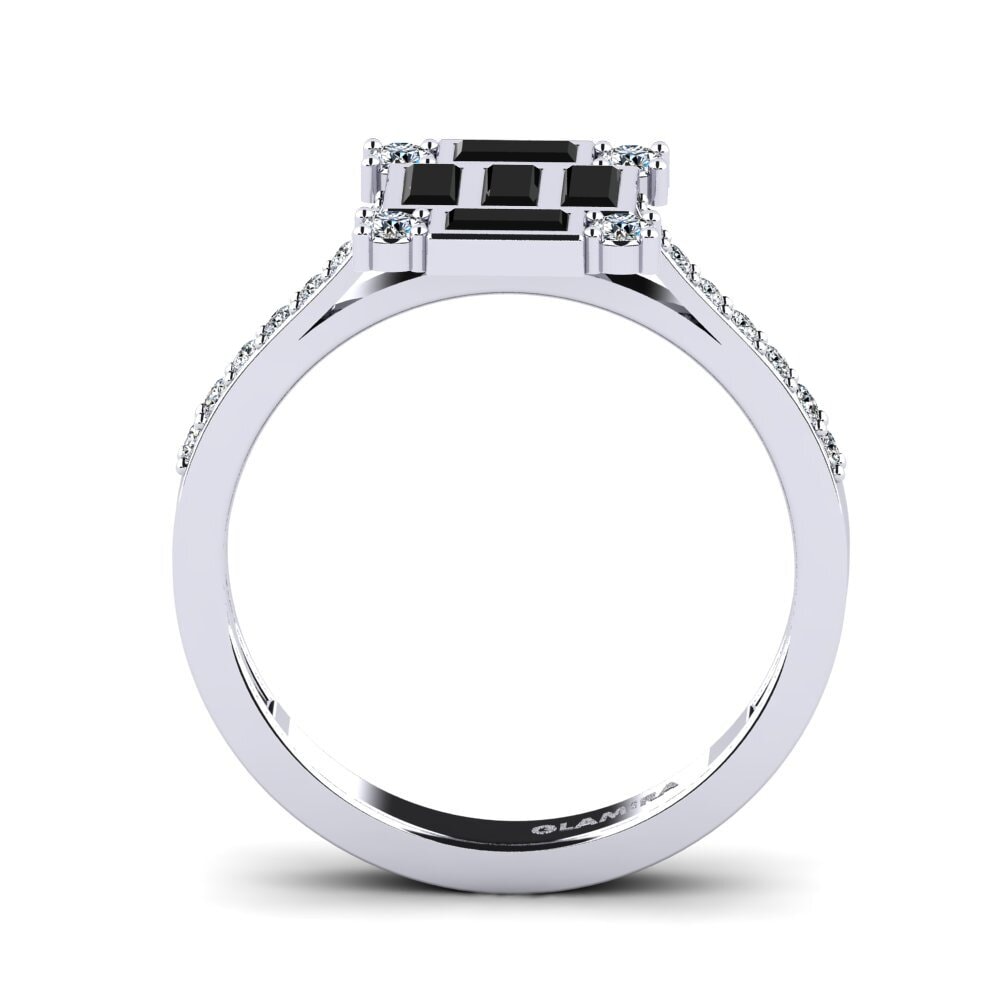 Black Diamond Engagement Ring Bice