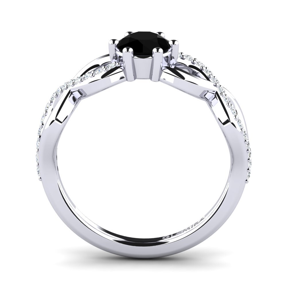 Black Onyx Women's Ring Bifige