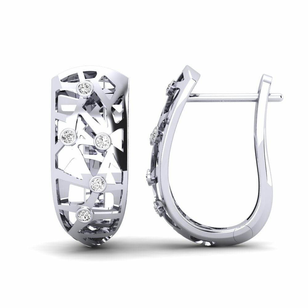 Moissanite Boucle d'oreille femme Bijou