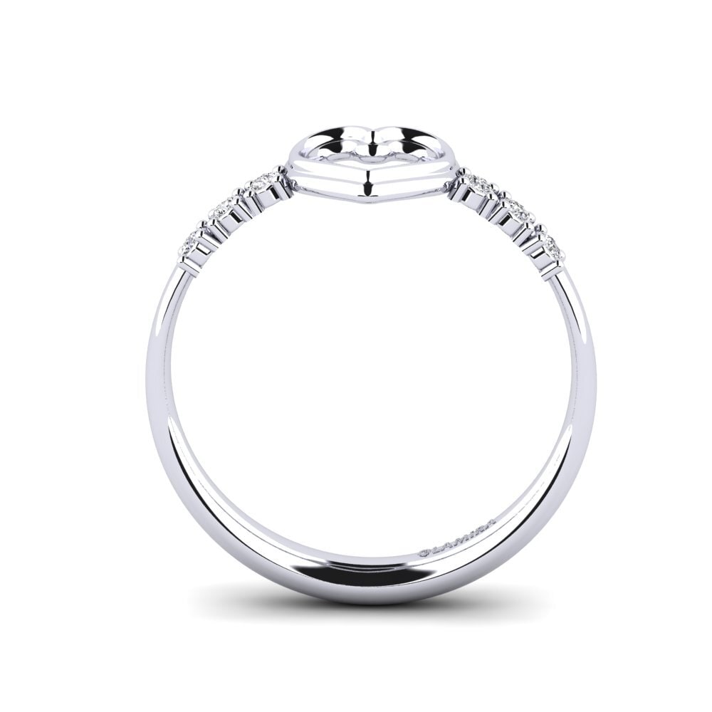 Round Lab Grown Diamond Ring Bikyu