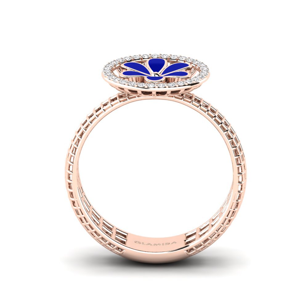 White sapphire Ring Bilby