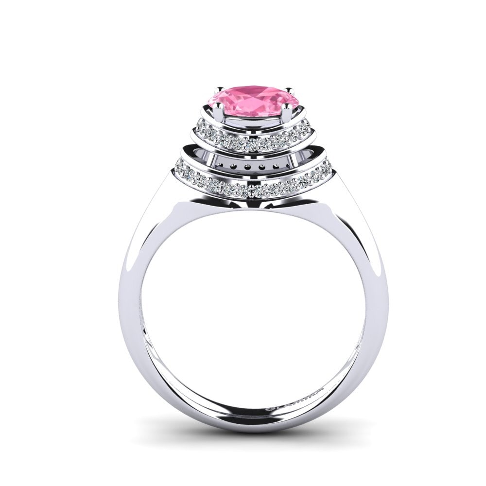 Pink Sapphire Engagement Ring Billina