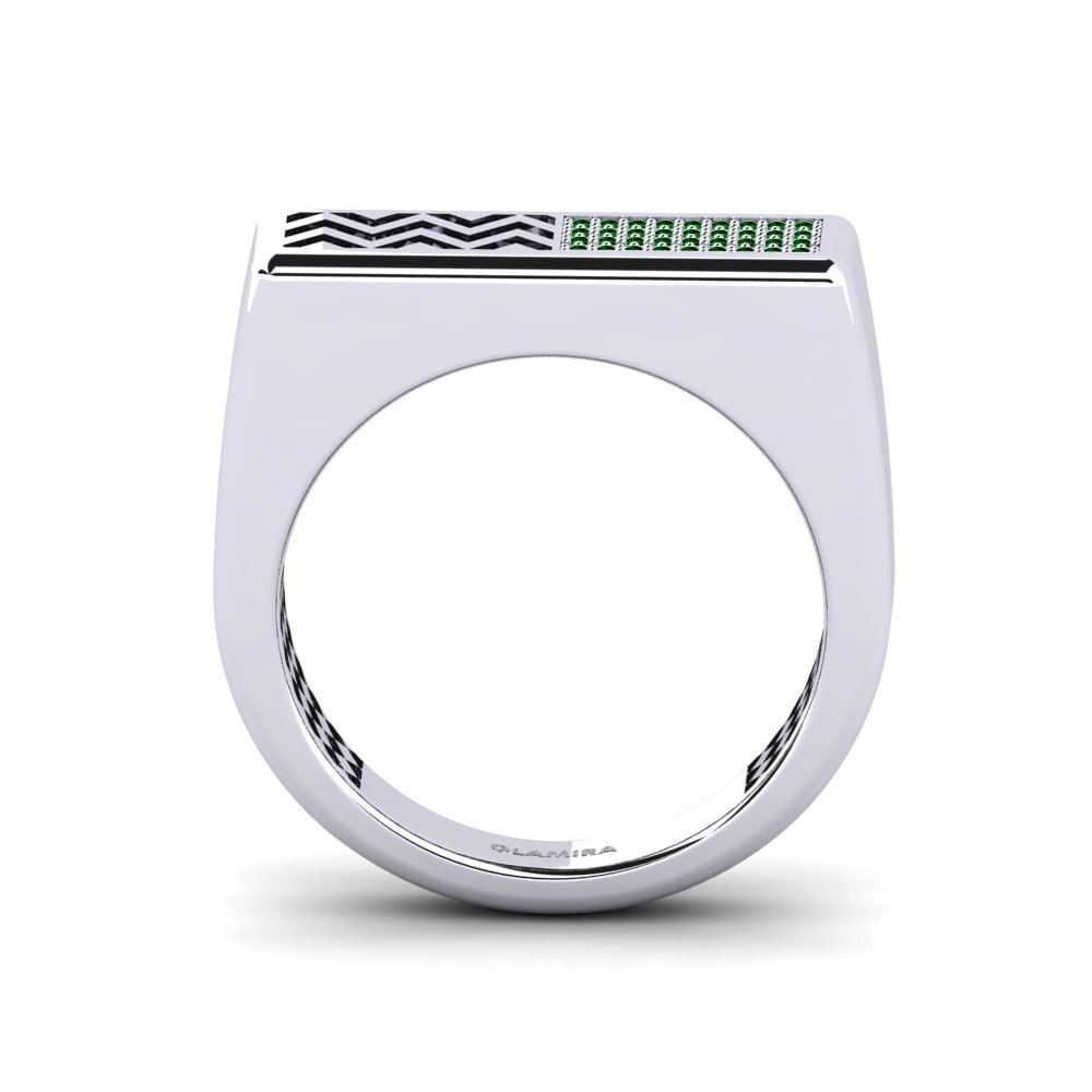 Circonita Verde Anillo de Hombre Bisogno