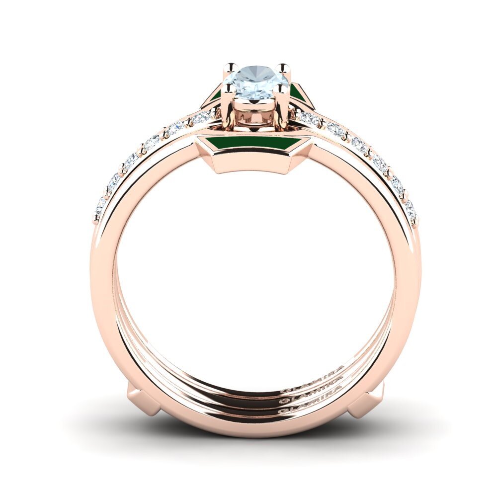 Aquamarine Ring Blada SET