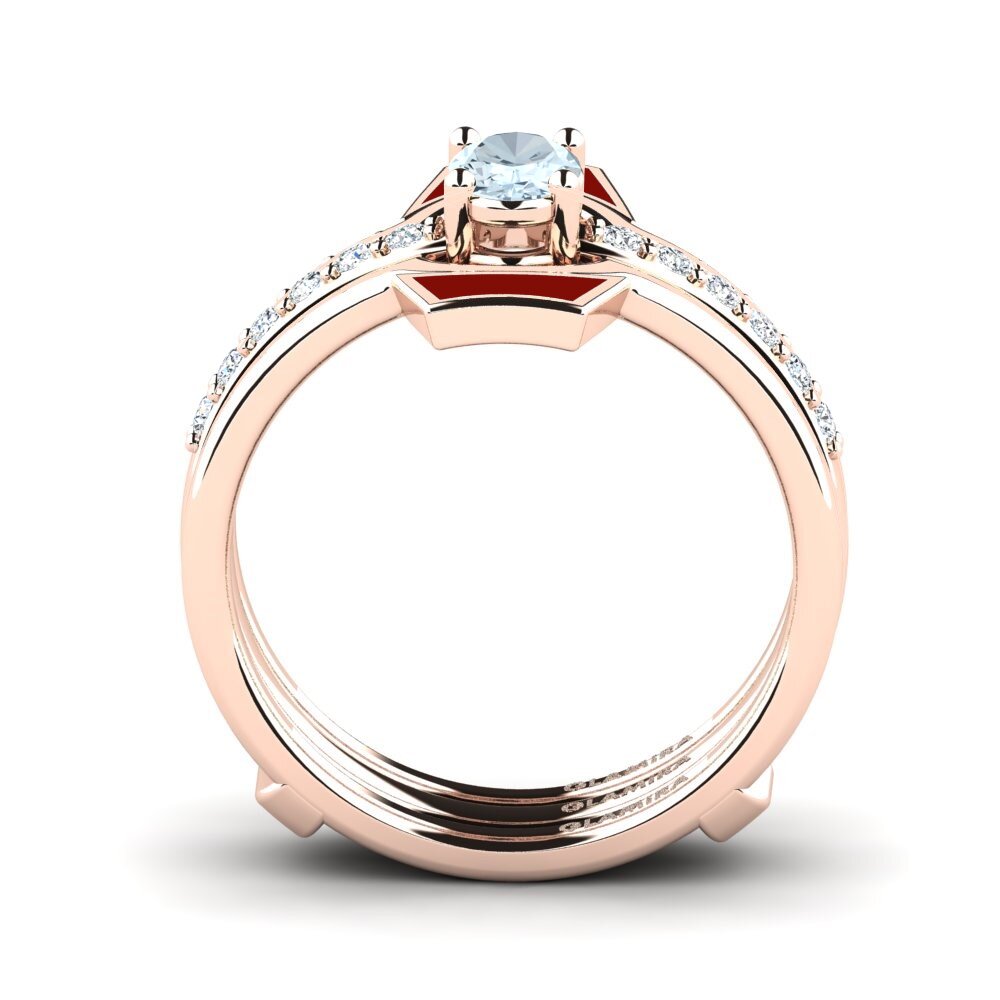 Aquamarine Ring Blada SET