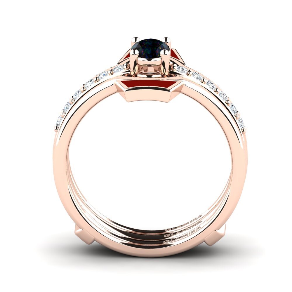 Black Opal Ring Blada SET