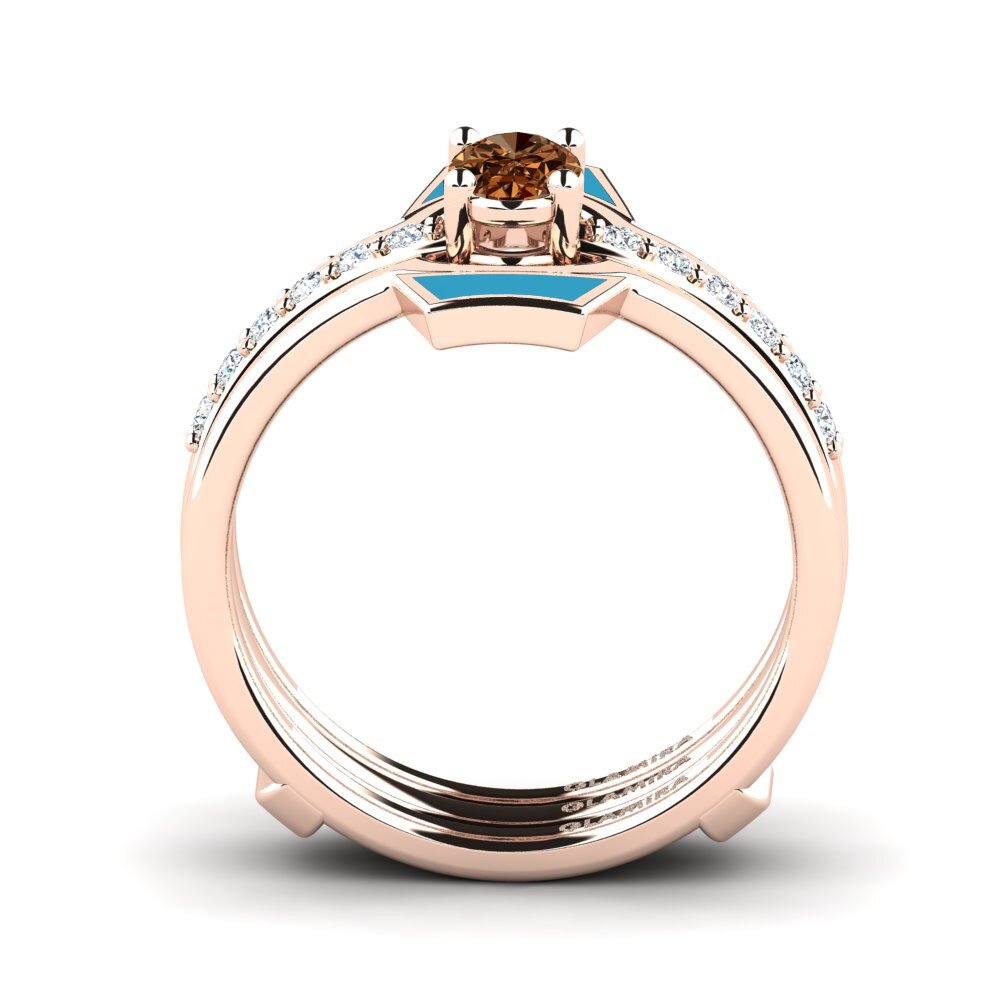 Brown Diamond Ring Blada SET