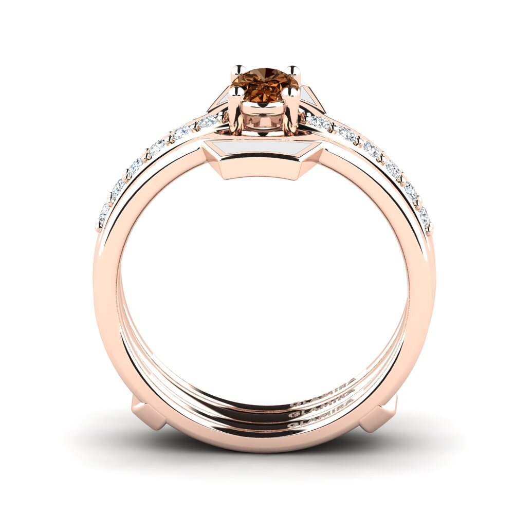 Brown Diamond Ring Blada SET
