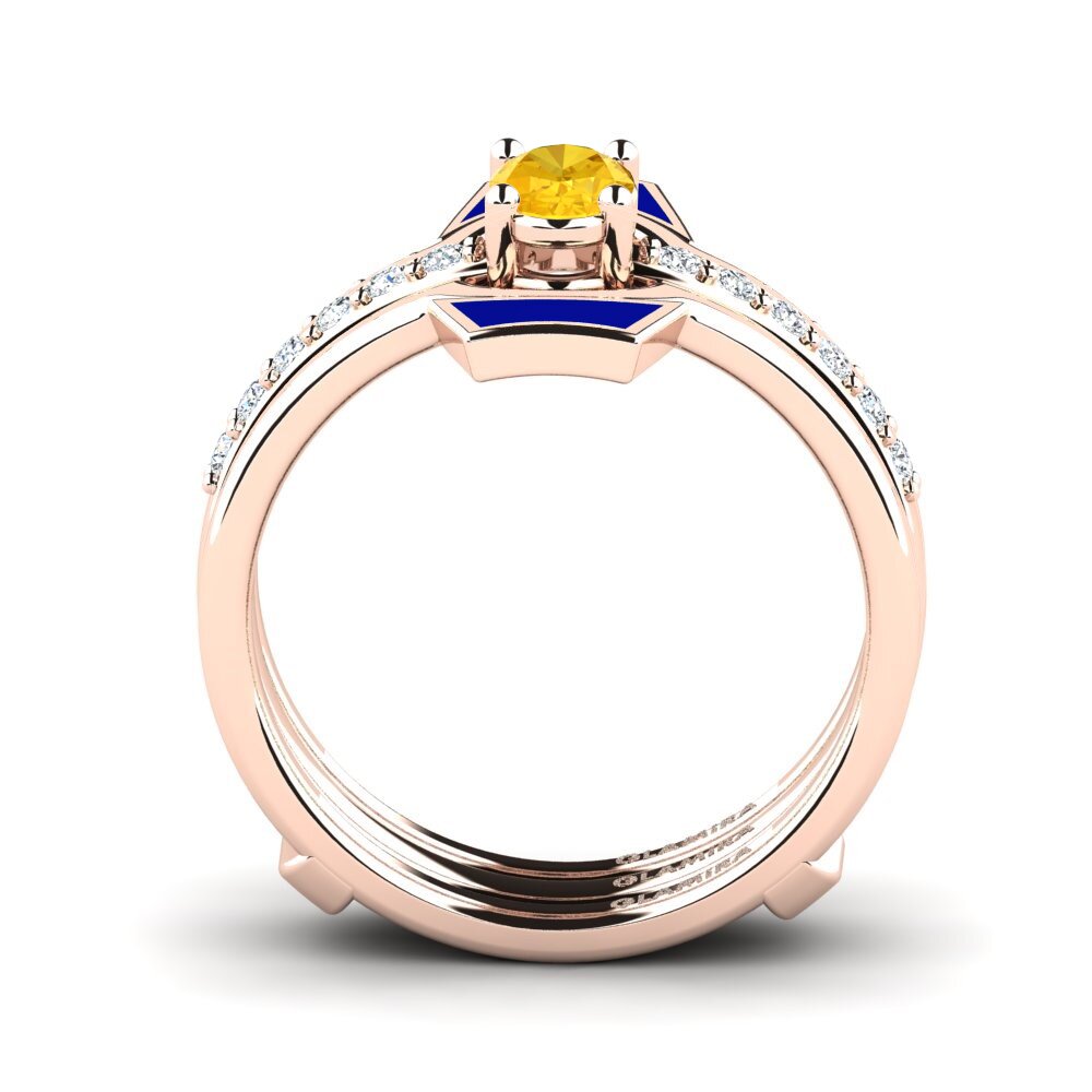 Citrine Ring Blada SET