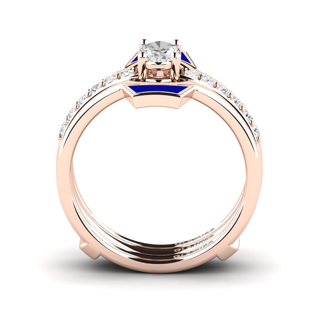 White sapphire Ring Blada SET