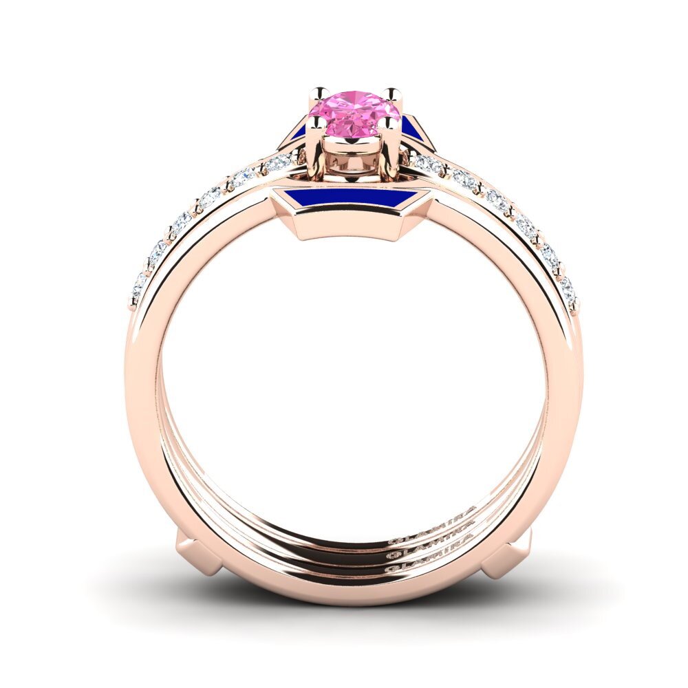 Pink Topaz Ring Blada SET