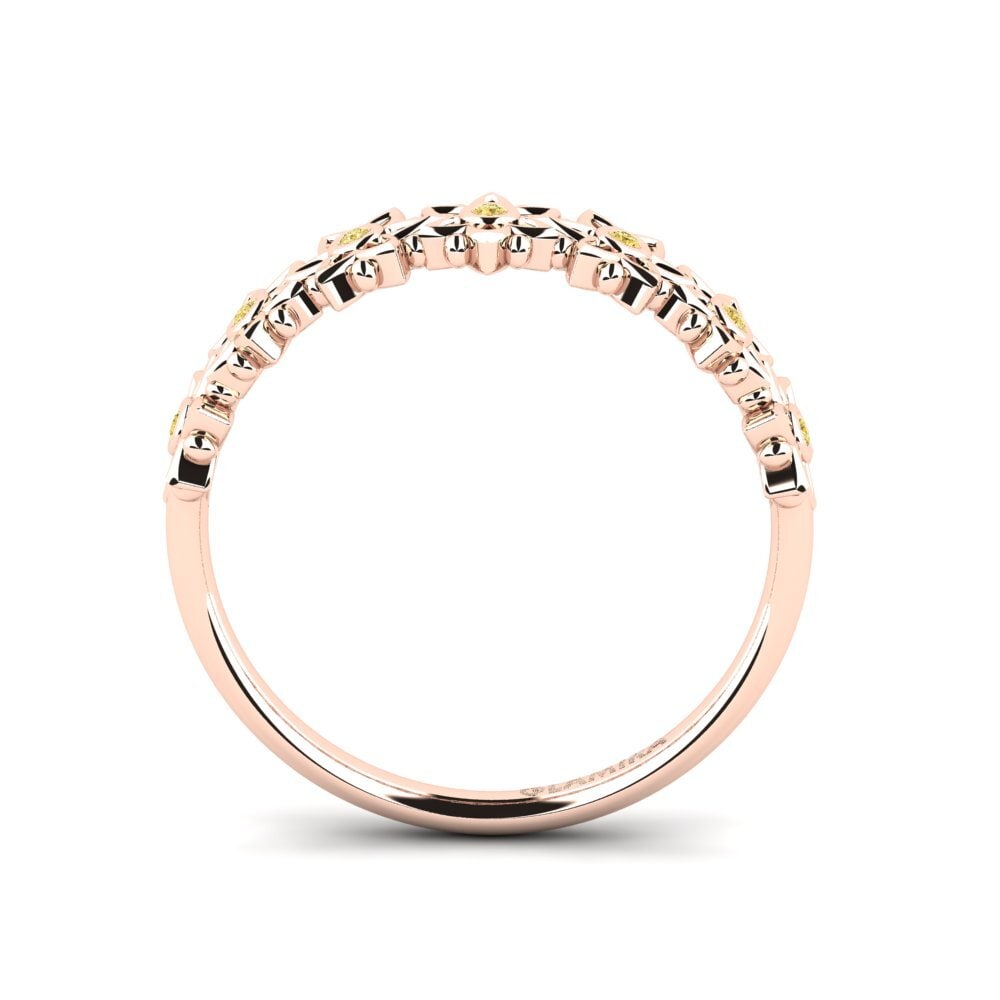 Yellow Diamond Ring Blasted