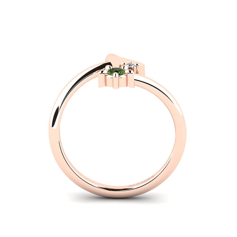 Green Sapphire Ring Bluarts