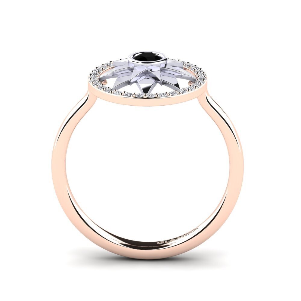 Saphir noir Bague Blue Variable